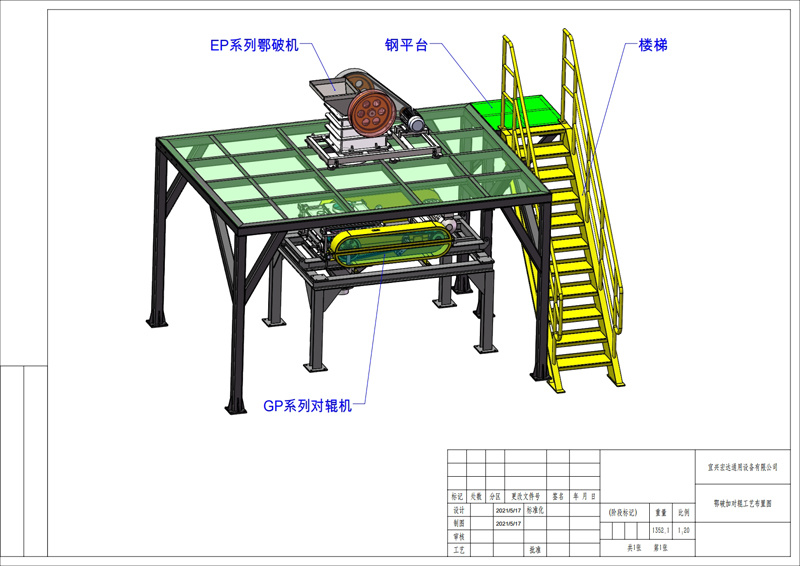 鄂破加對輥(gun)工藝佈寘(zhi)圖